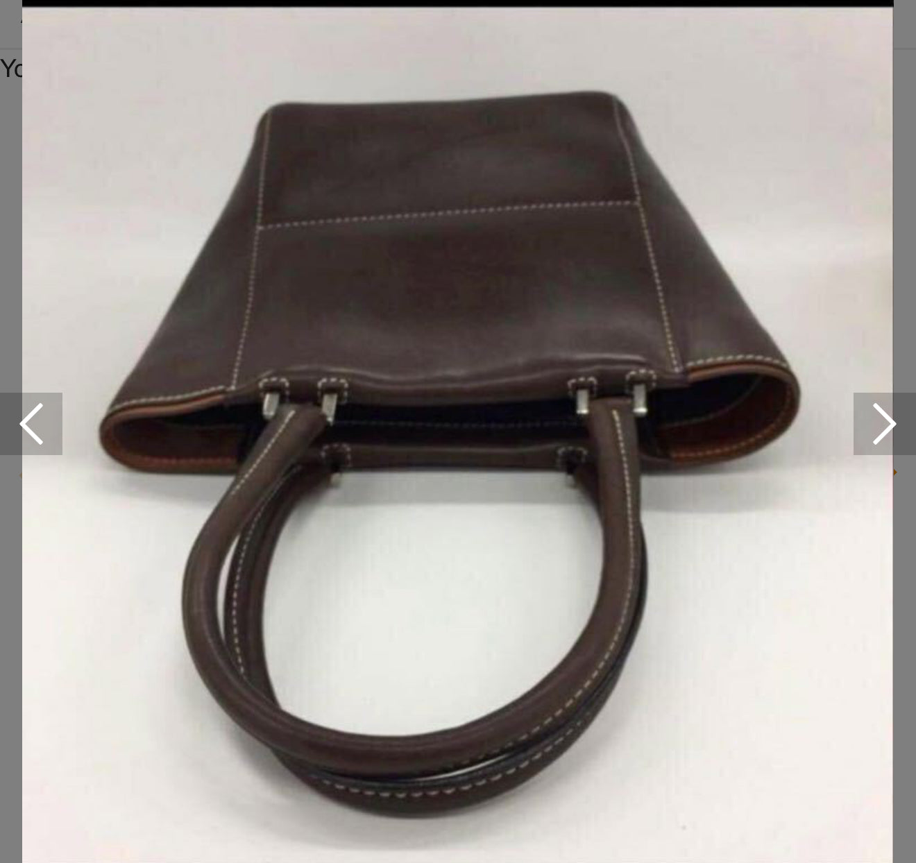 Loro Piana Brown Leather Tote