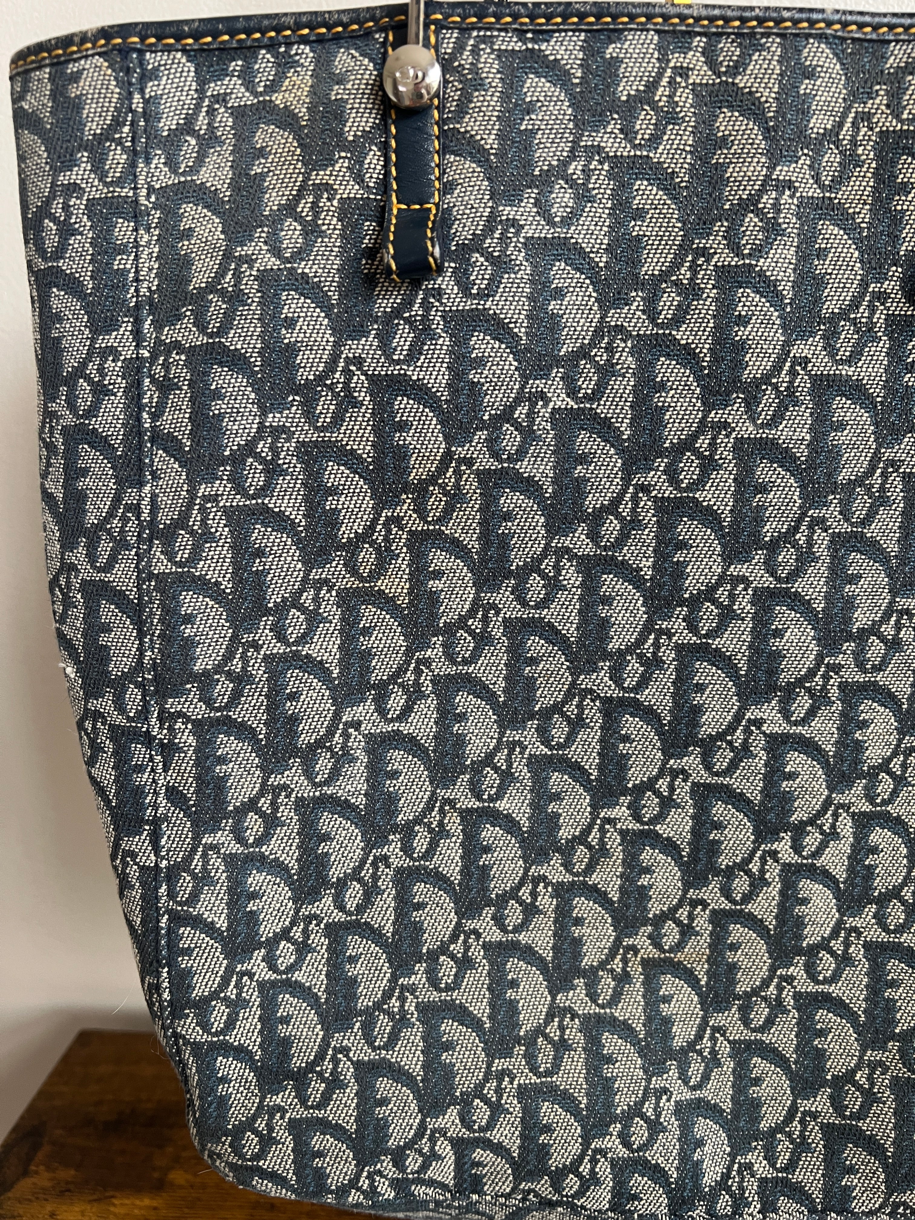 Christian Dior Oblique Canvas Tote