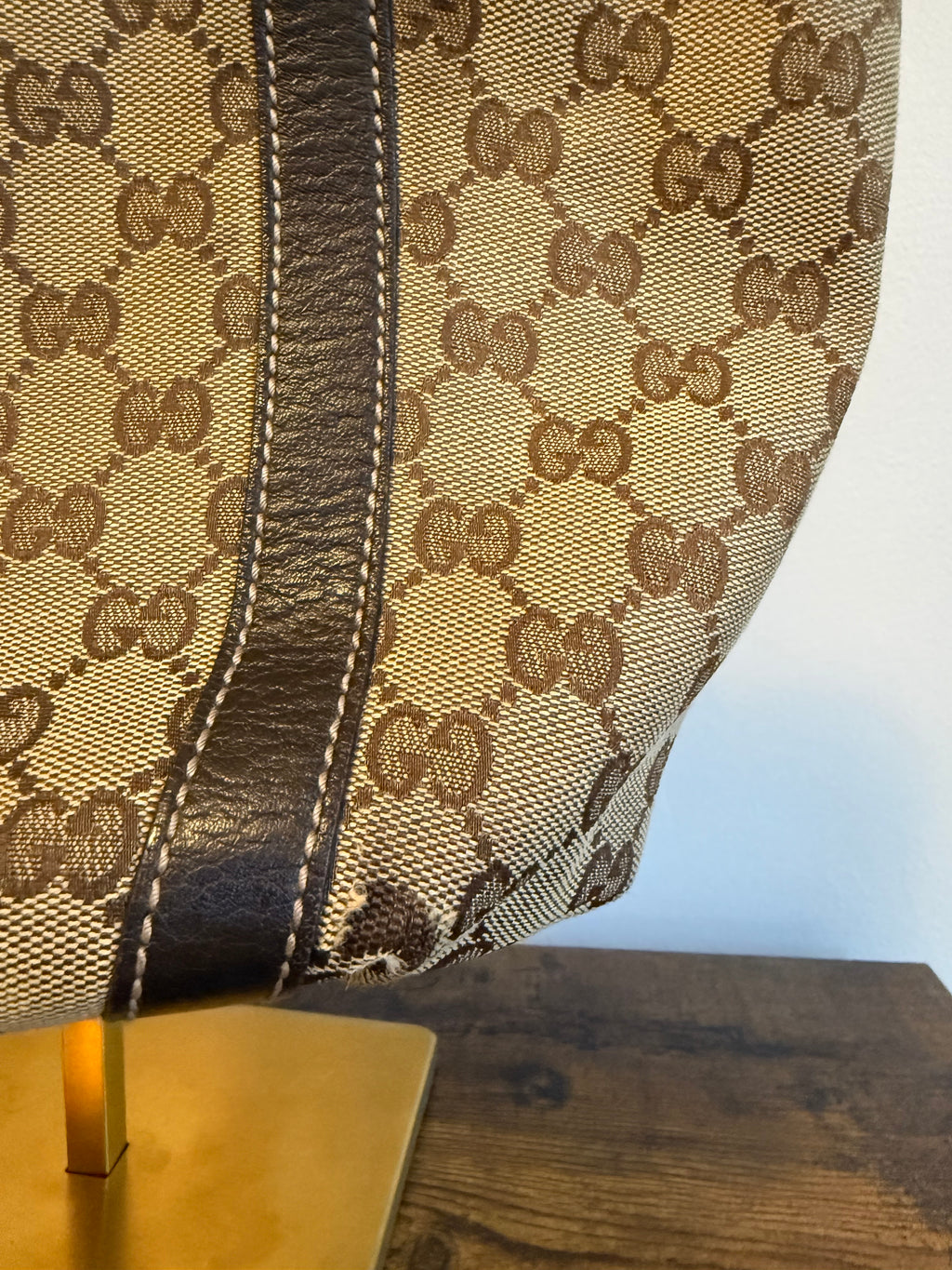 Gucci Abbey D-Ring Tote in Classic GG Monogram Canvas