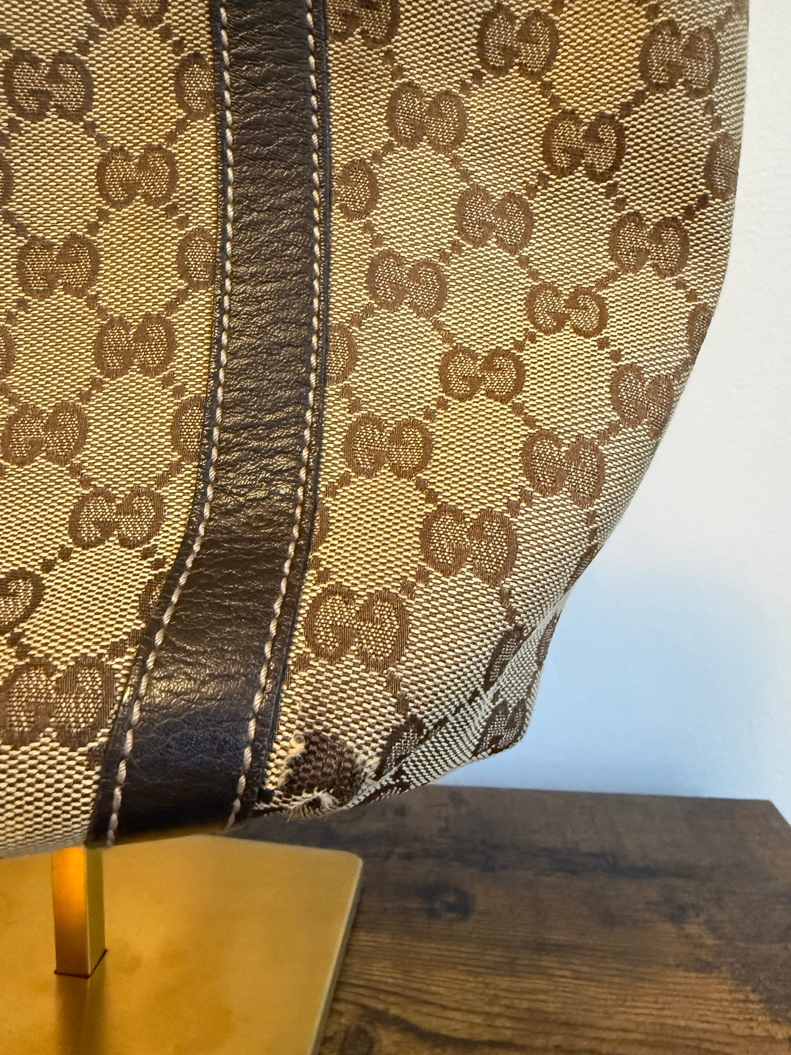 Gucci Abbey D-Ring Tote in Classic GG Monogram Canvas