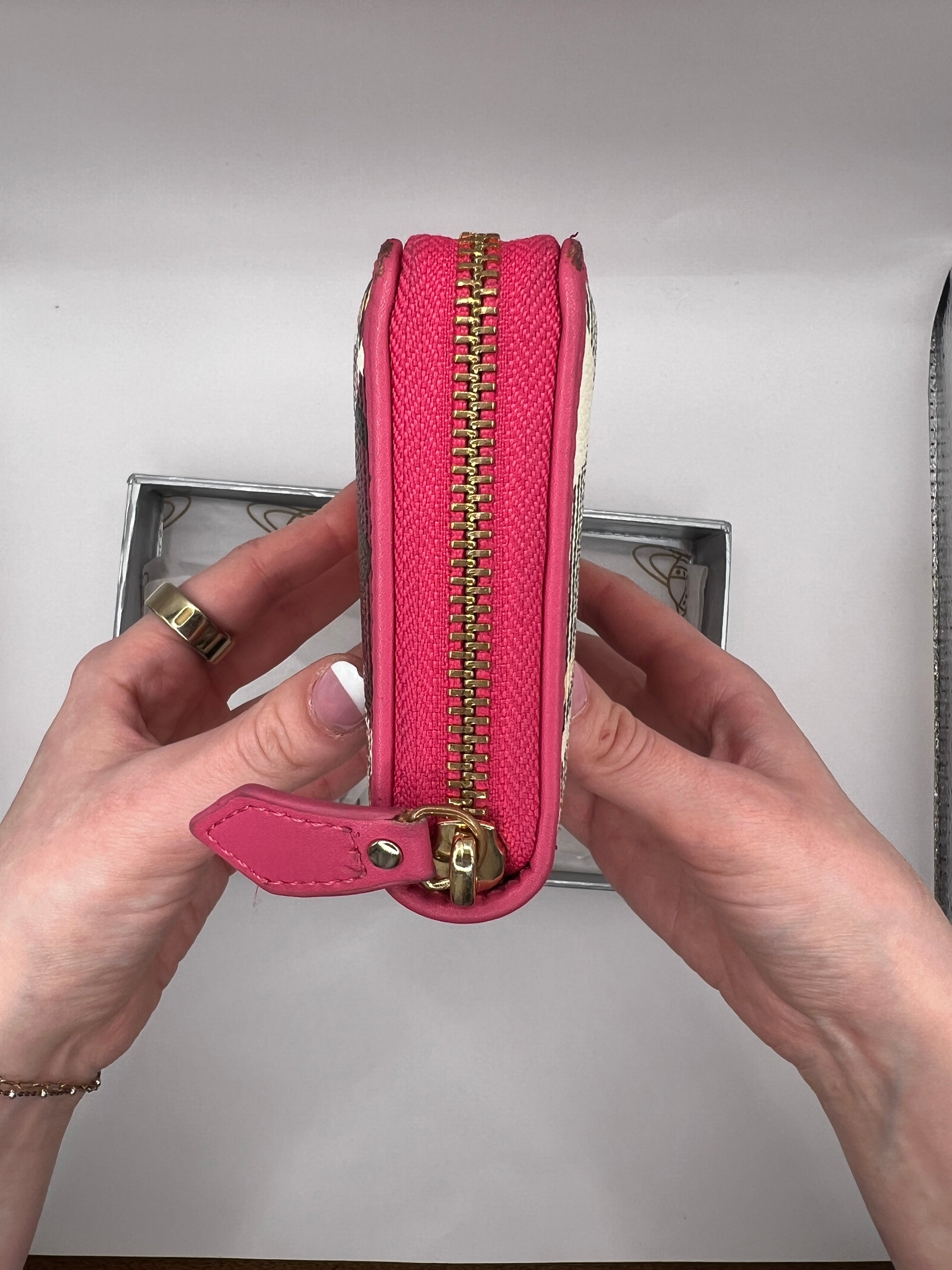 Vivienne Westwood Tartan Zip Around Wallet