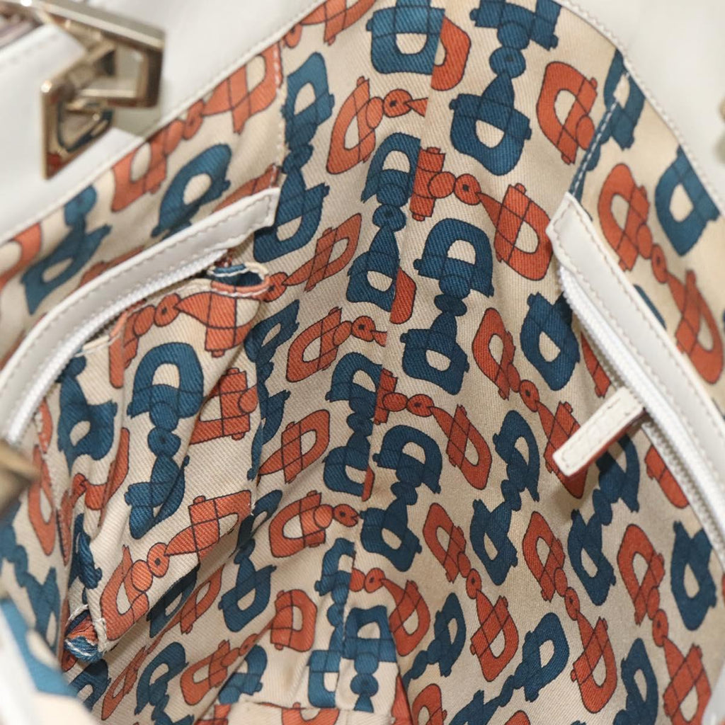 Gucci Guccissima White Leather Tote Bag