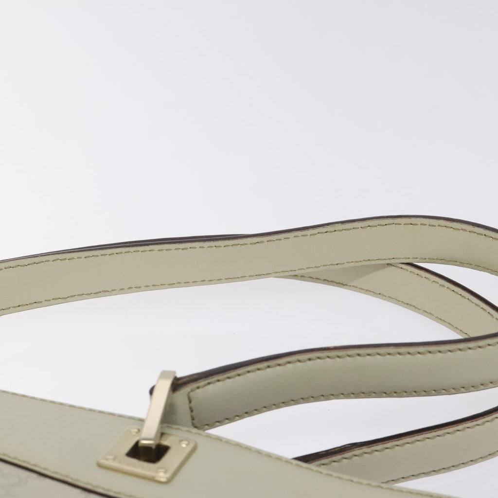 Gucci Guccissima White Leather Tote Bag
