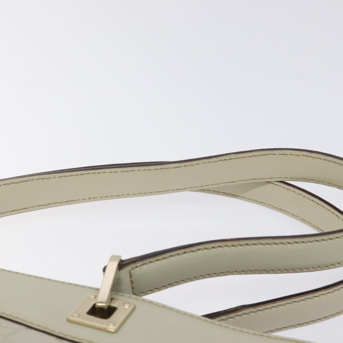 Gucci Guccissima White Leather Tote Bag