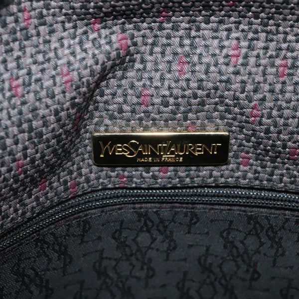 Vintage Yves Saint Laurent Monogram Triangle Plaque Crossbody