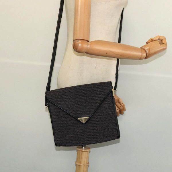 Vintage Yves Saint Laurent Monogram Triangle Plaque Crossbody