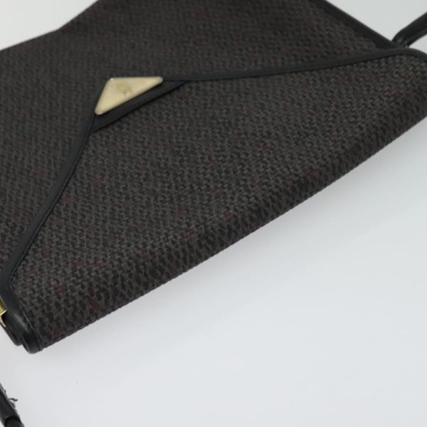 Vintage Yves Saint Laurent Monogram Triangle Plaque Crossbody