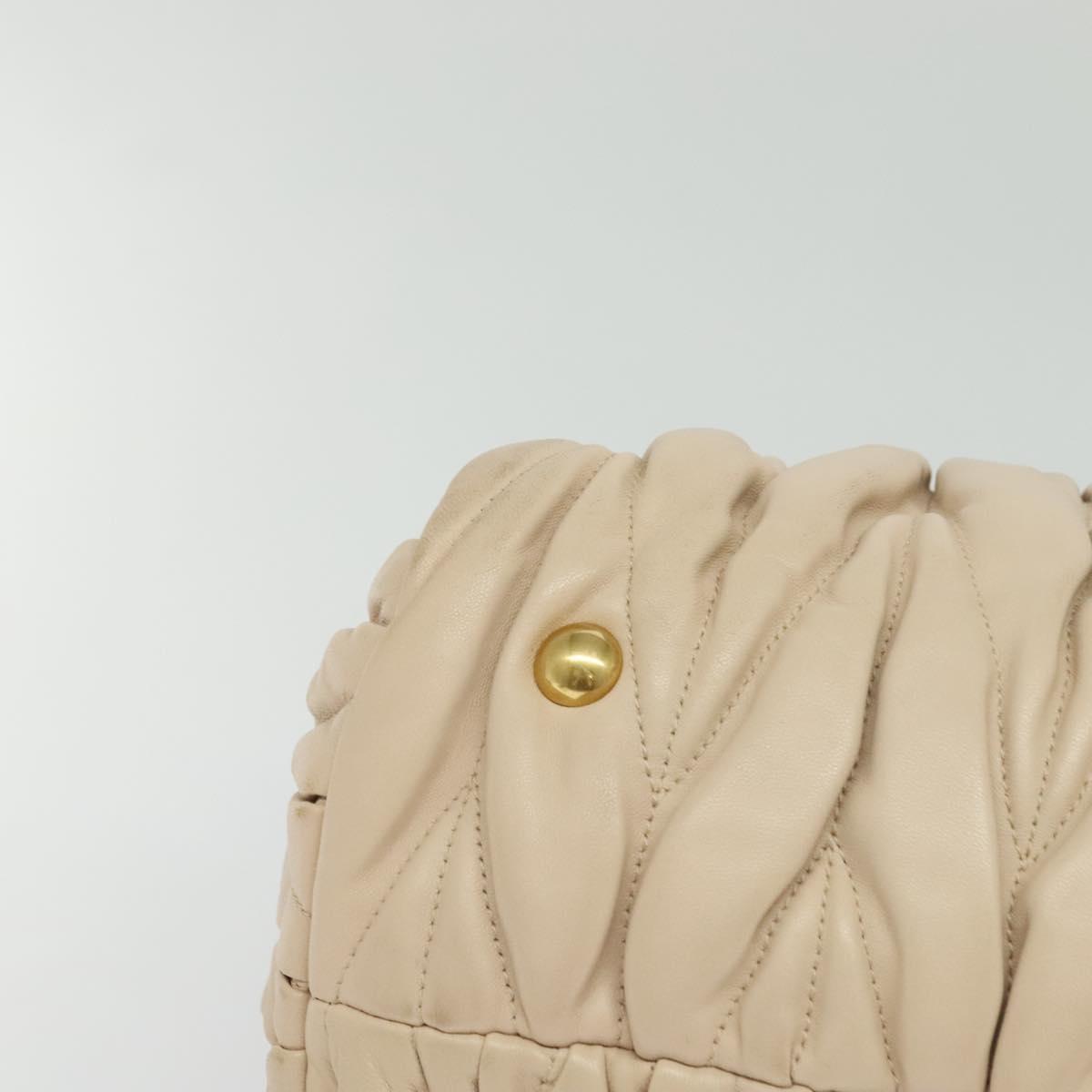 Miu Miu Matelassé Nappa Leather Satchel