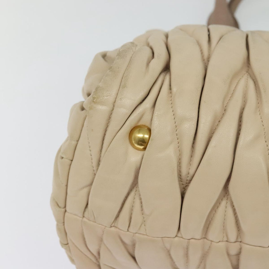 Miu Miu Matelassé Nappa Leather Satchel