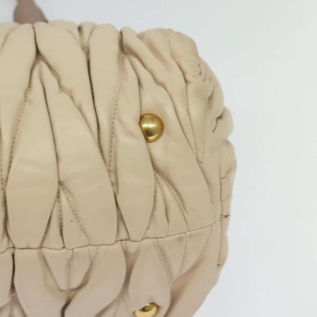 Miu Miu Matelassé Nappa Leather Satchel