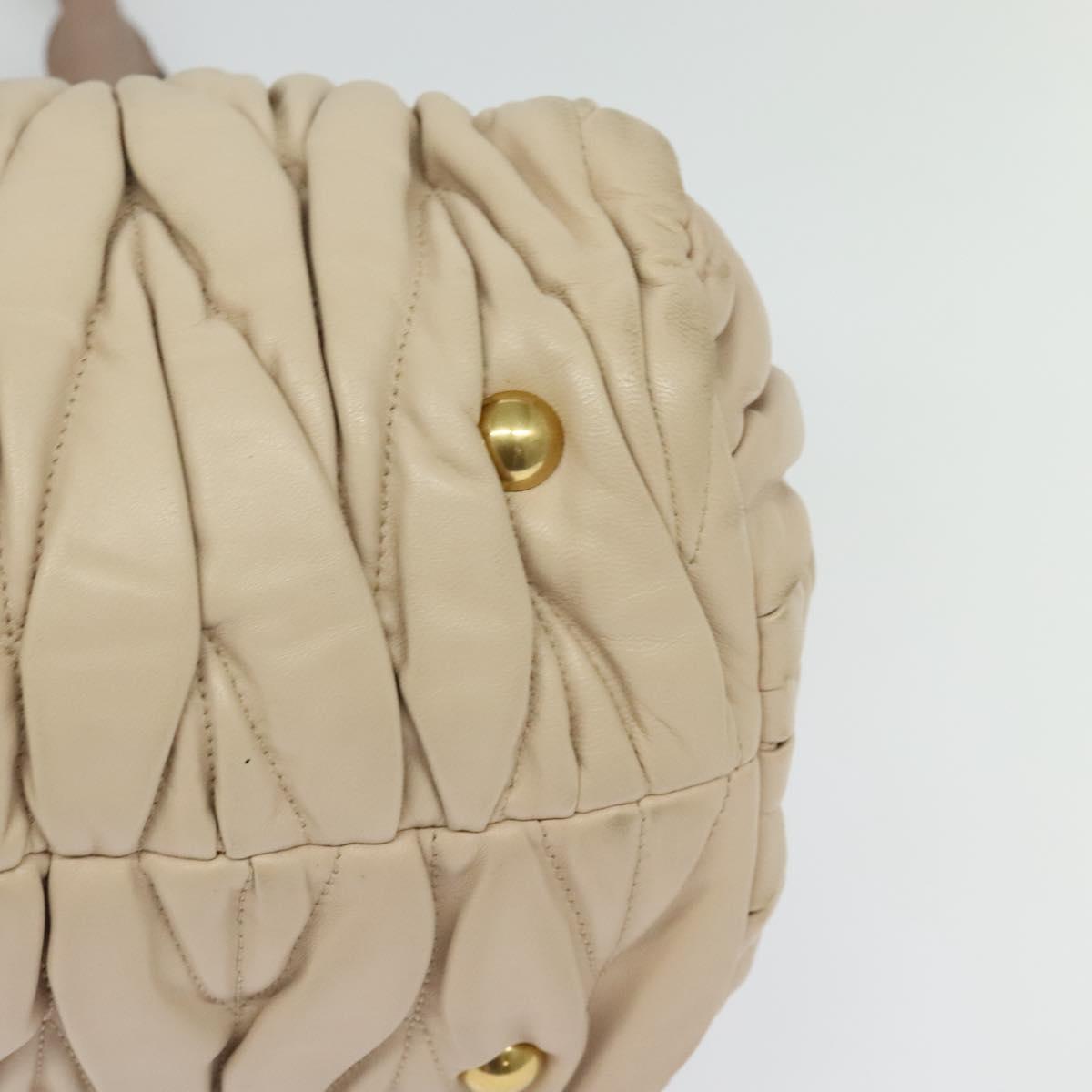 Miu Miu Matelassé Nappa Leather Satchel