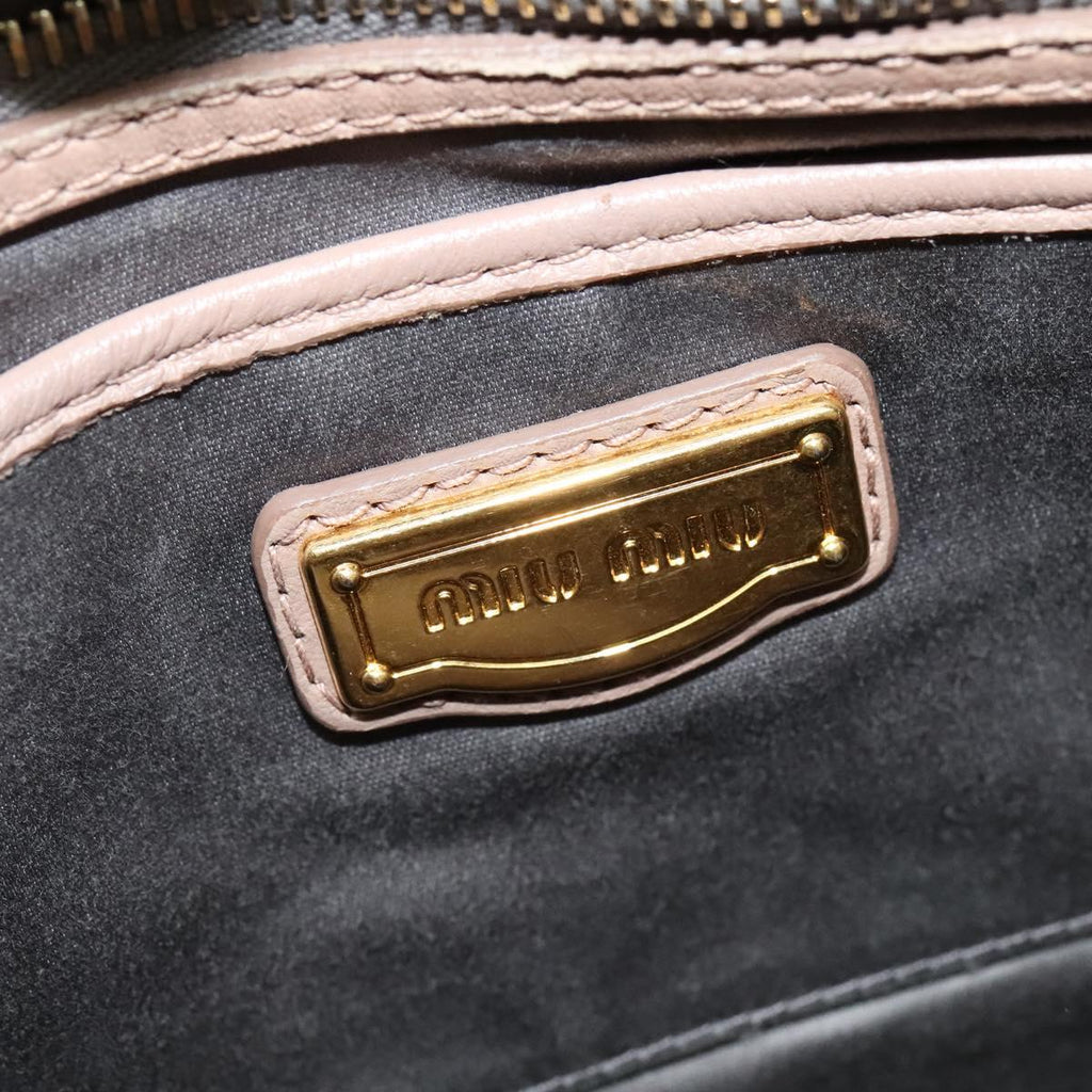 Miu Miu Matelassé Nappa Leather Satchel