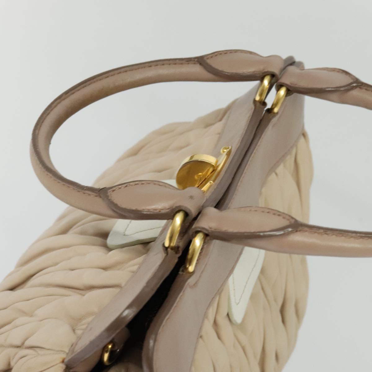 Miu Miu Matelassé Nappa Leather Satchel
