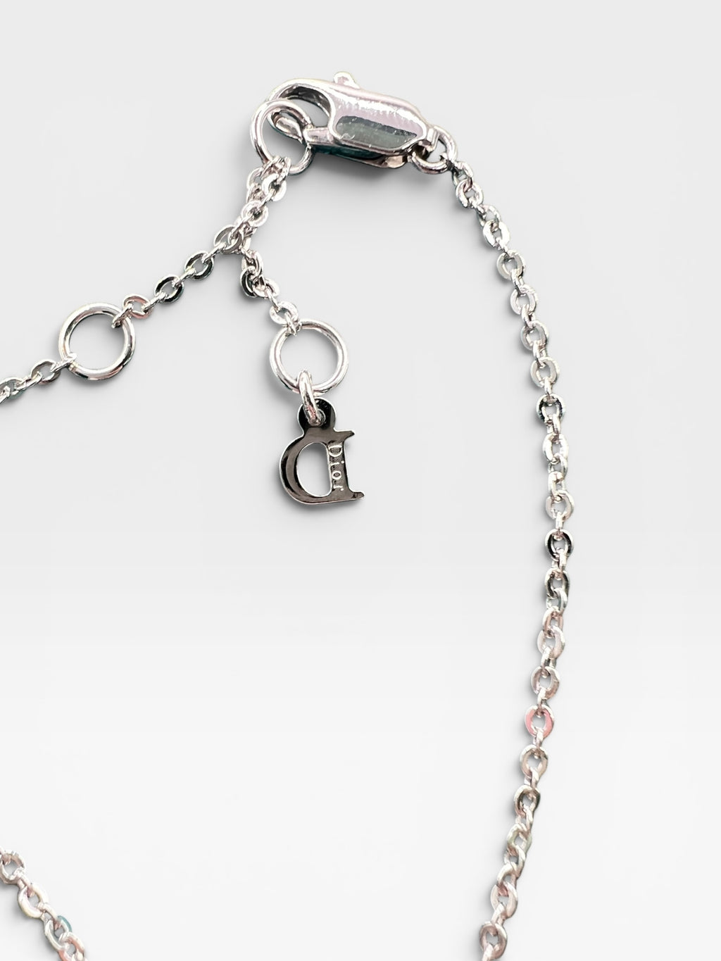 Christian Dior Rhinestone Logo Bracelet