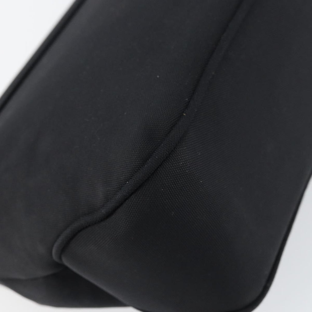 Salvatore Ferragamo Nylon Flap Shoulder Bag Black