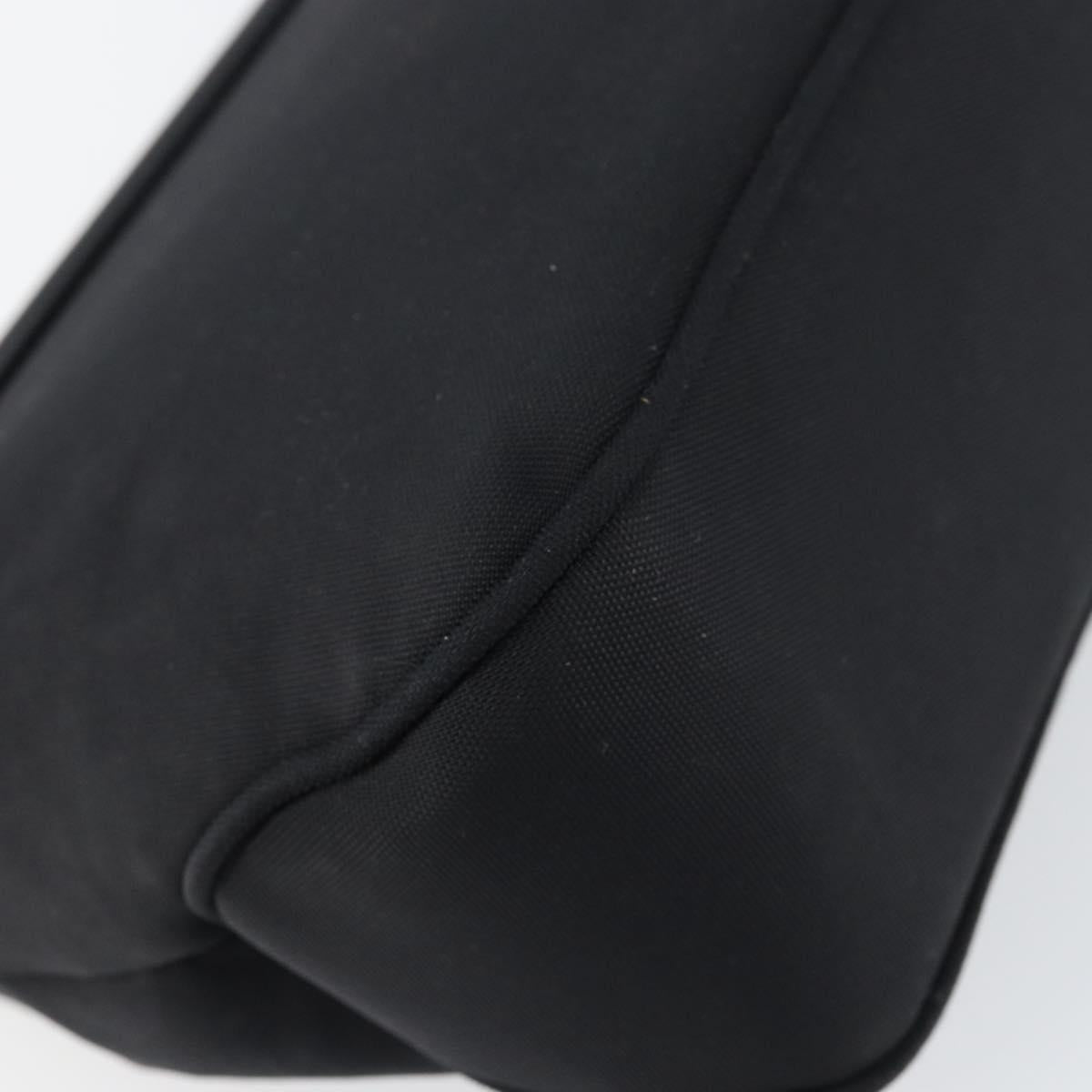 Salvatore Ferragamo Nylon Flap Shoulder Bag Black