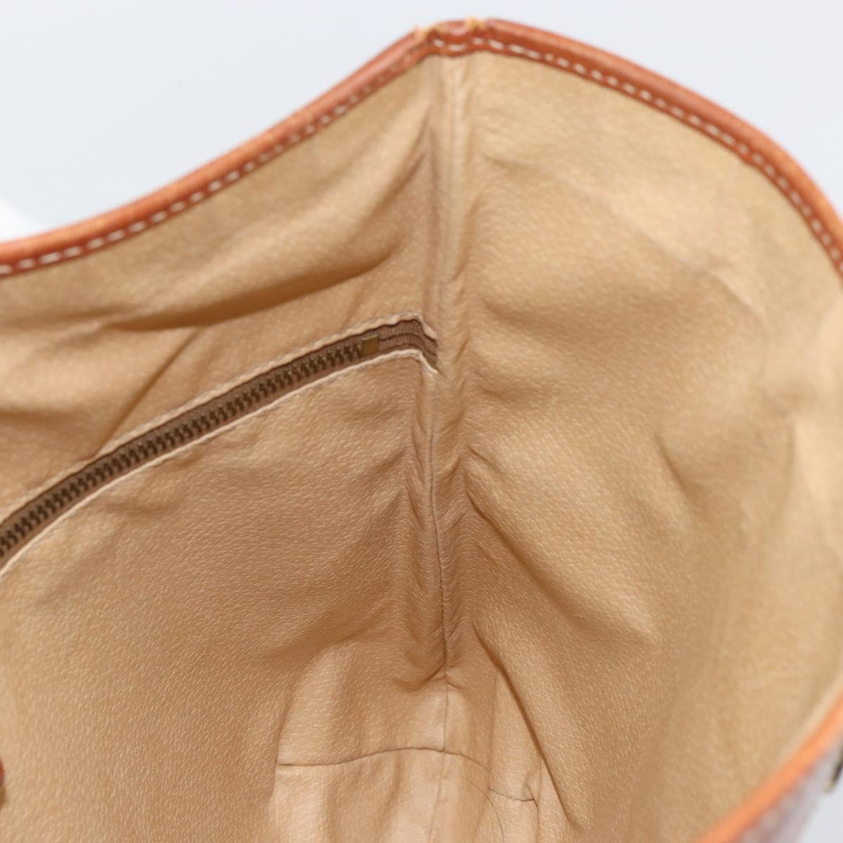 Céline Macadam Tote Bag Brown Coated Canvas Vintage