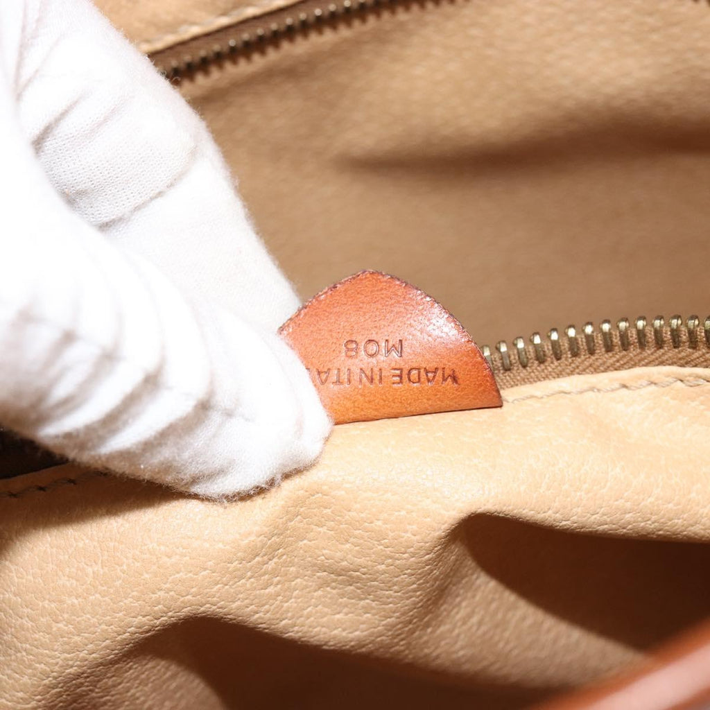 Céline Macadam Tote Bag Brown Coated Canvas Vintage
