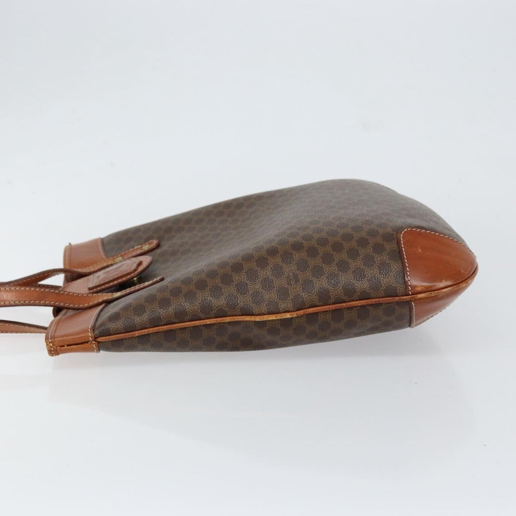 Céline Macadam Tote Bag Brown Coated Canvas Vintage