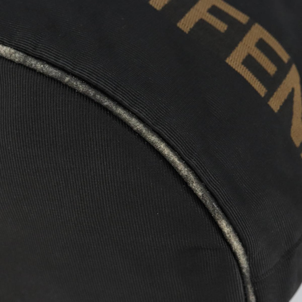 Fendi Roma Logo Canvas Bucket Tote | Made in Italy