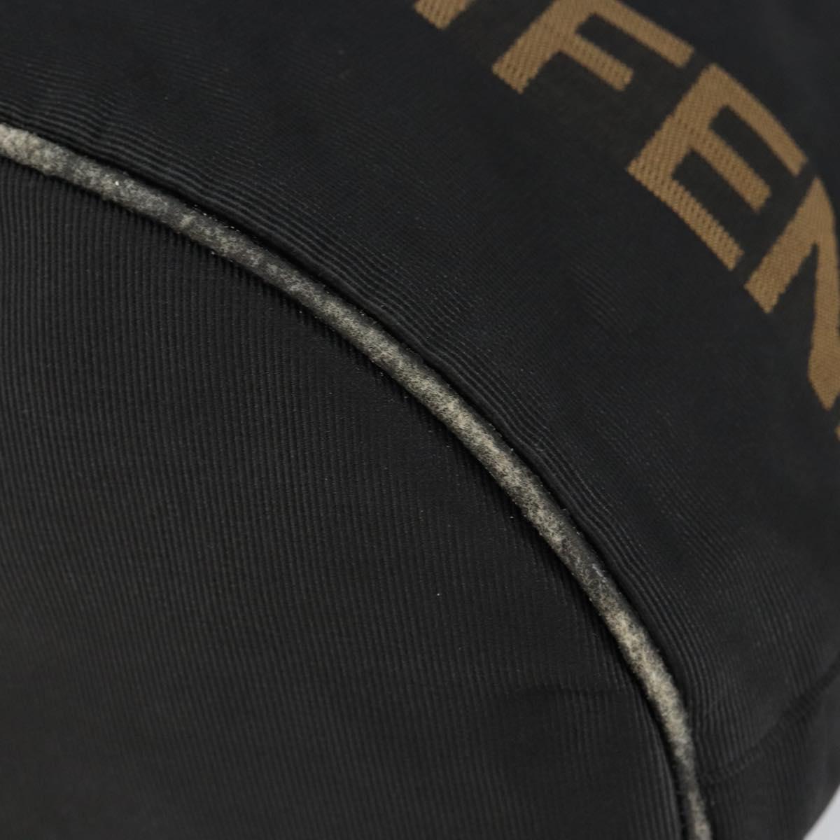 Fendi Roma Logo Canvas Bucket Tote | Made in Italy