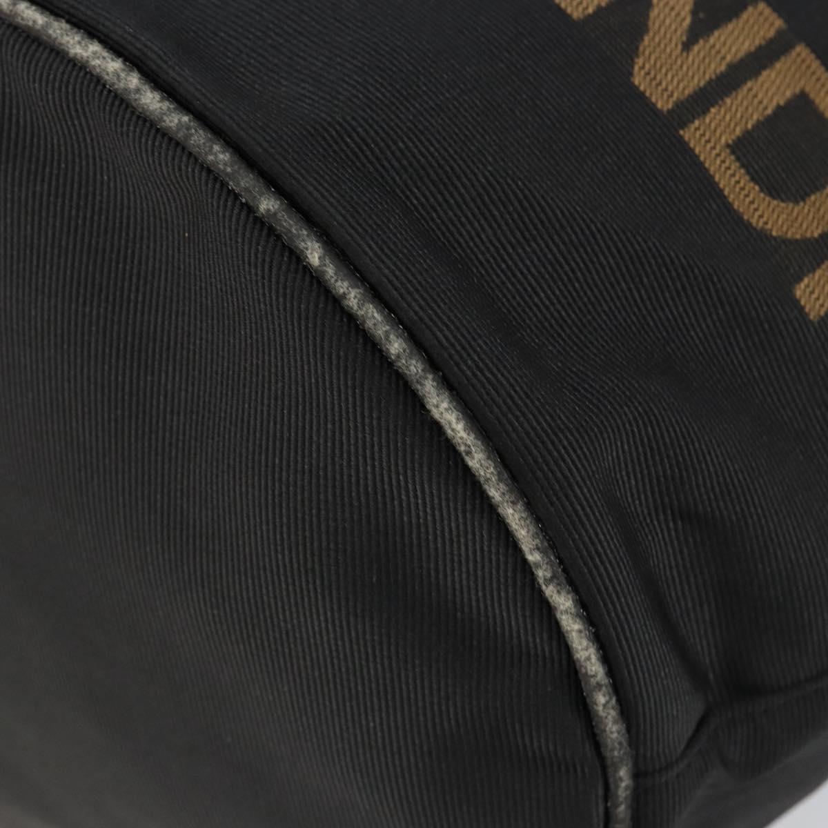 Fendi Roma Logo Canvas Bucket Tote | Made in Italy