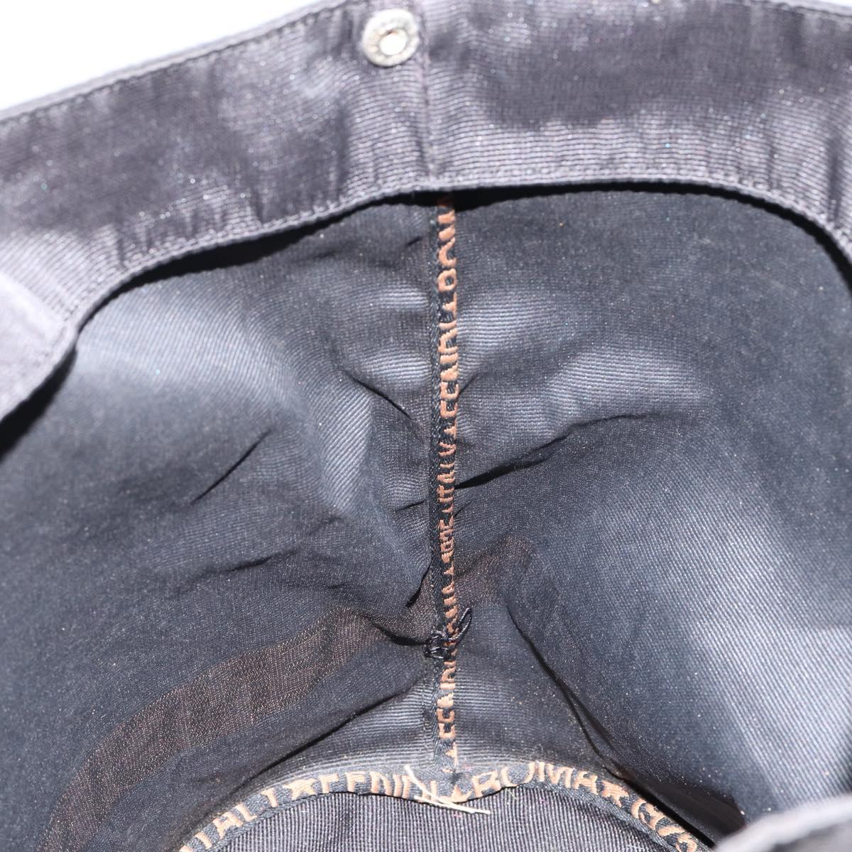 Fendi Roma Logo Canvas Bucket Tote | Made in Italy