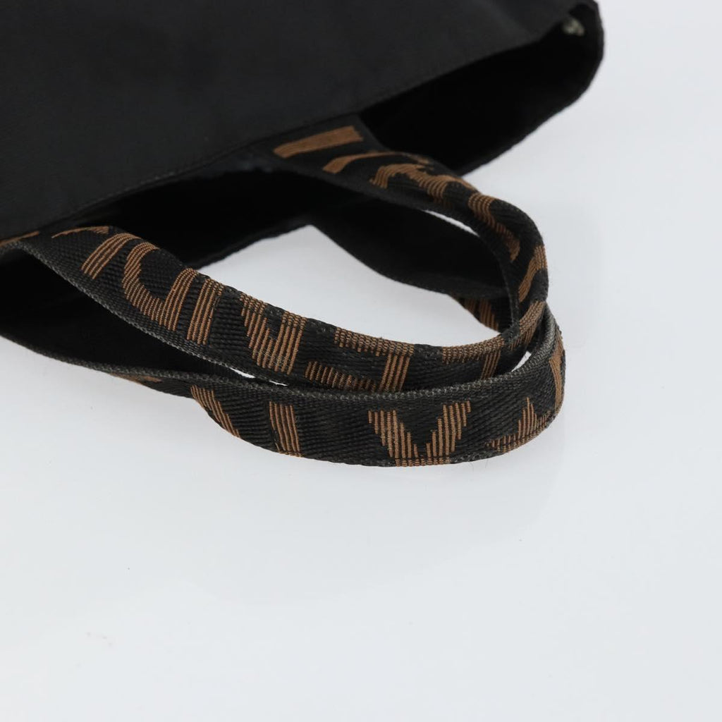 Fendi Roma Logo Canvas Bucket Tote | Made in Italy