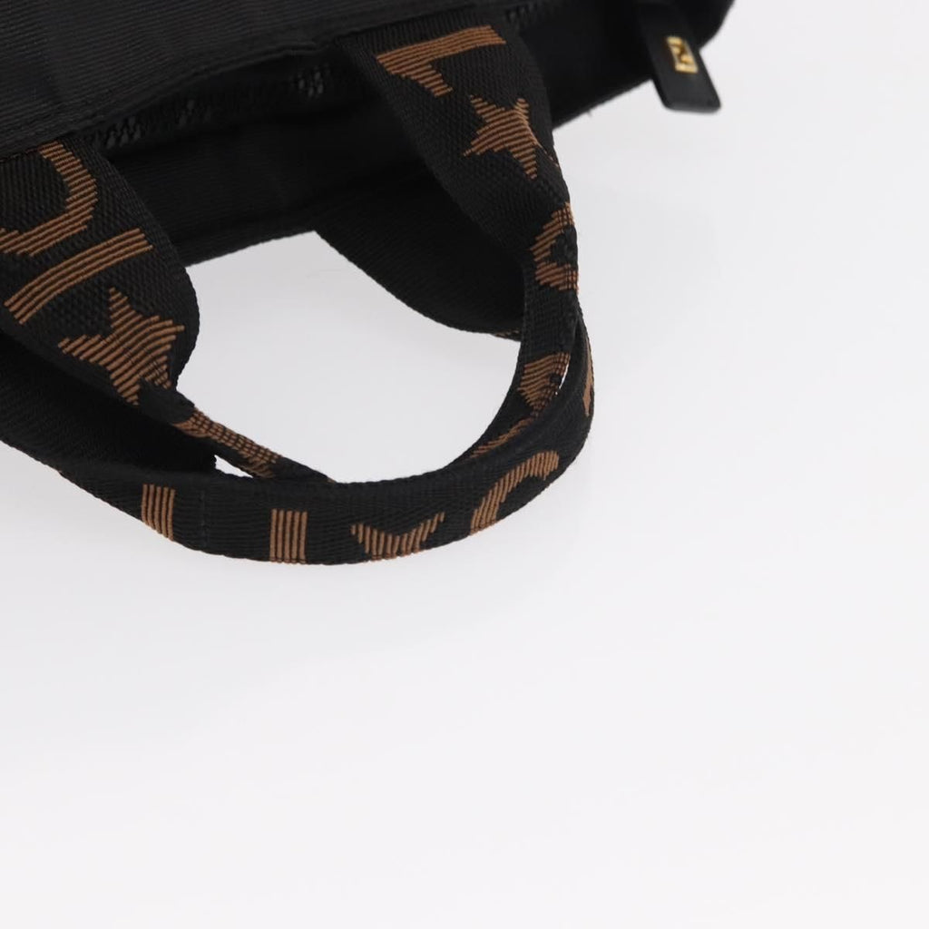 Fendi Nylon Logo Tote Bag Black