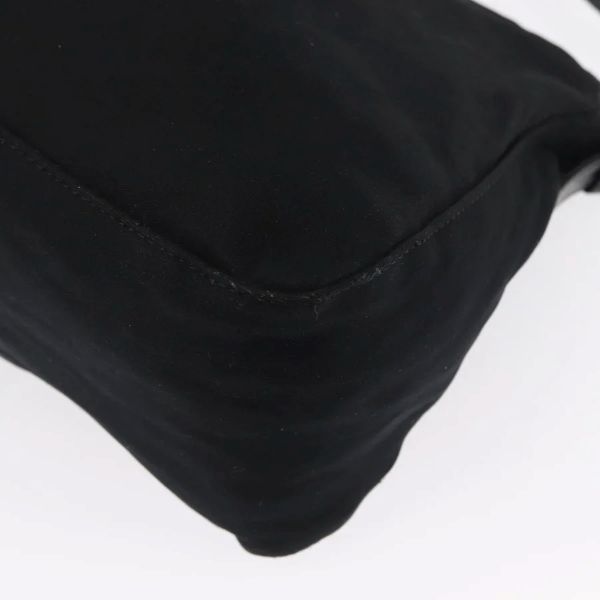 Fendi Black Nylon Mama Baguette Shoulder Bag