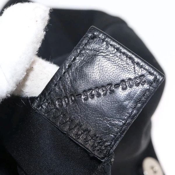 Fendi Black Nylon Mama Baguette Shoulder Bag