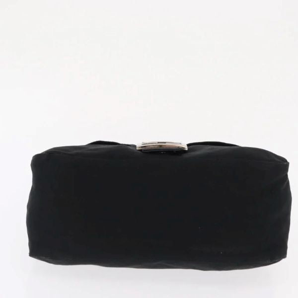 Fendi Black Nylon Mama Baguette Shoulder Bag