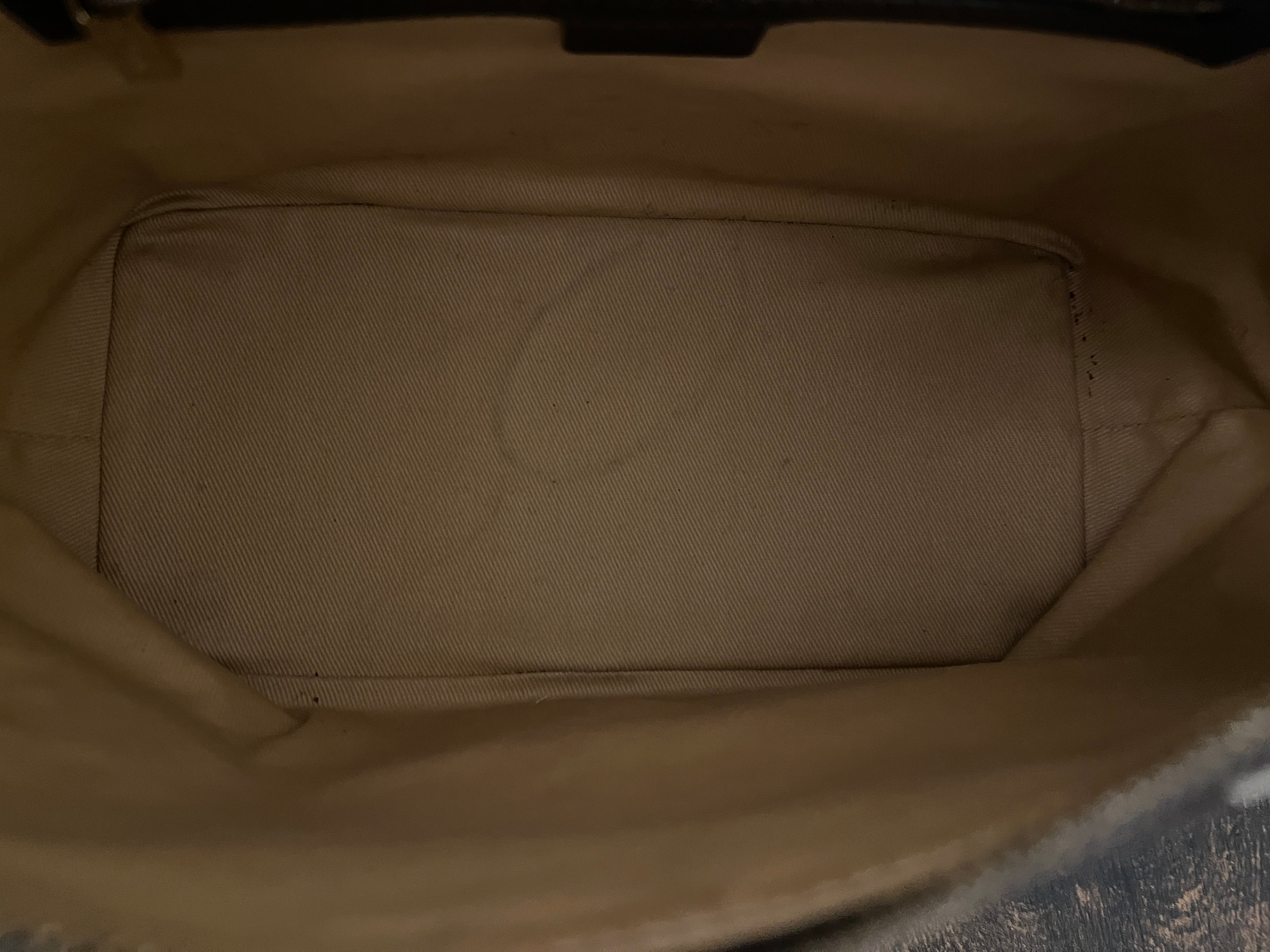 Celine Brown Macadam Canvas Pochette