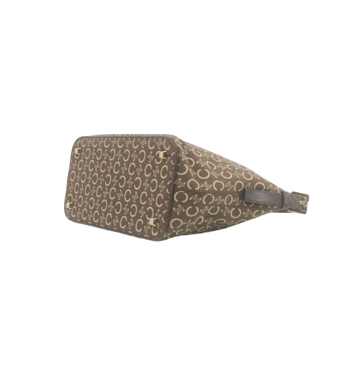 Celine Brown Macadam Canvas Pochette