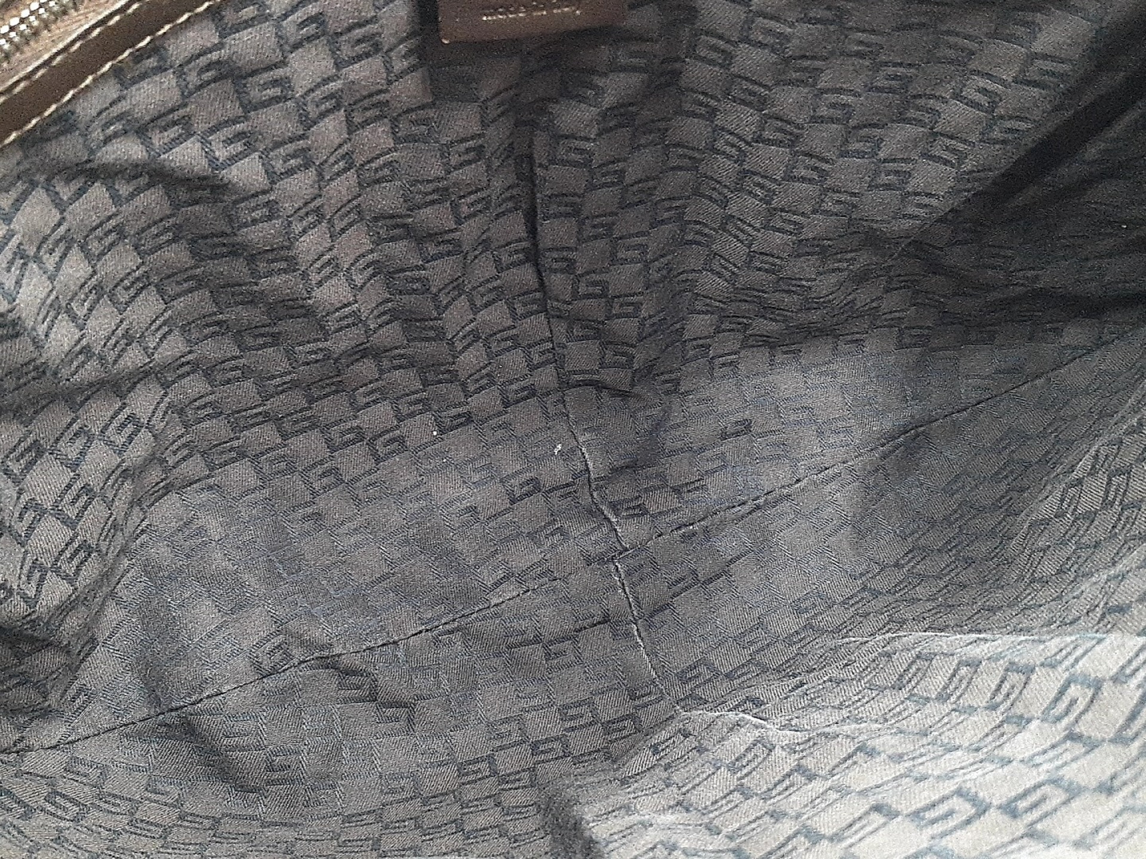 Gucci Canvas Web GG Reins Hobo Bag
