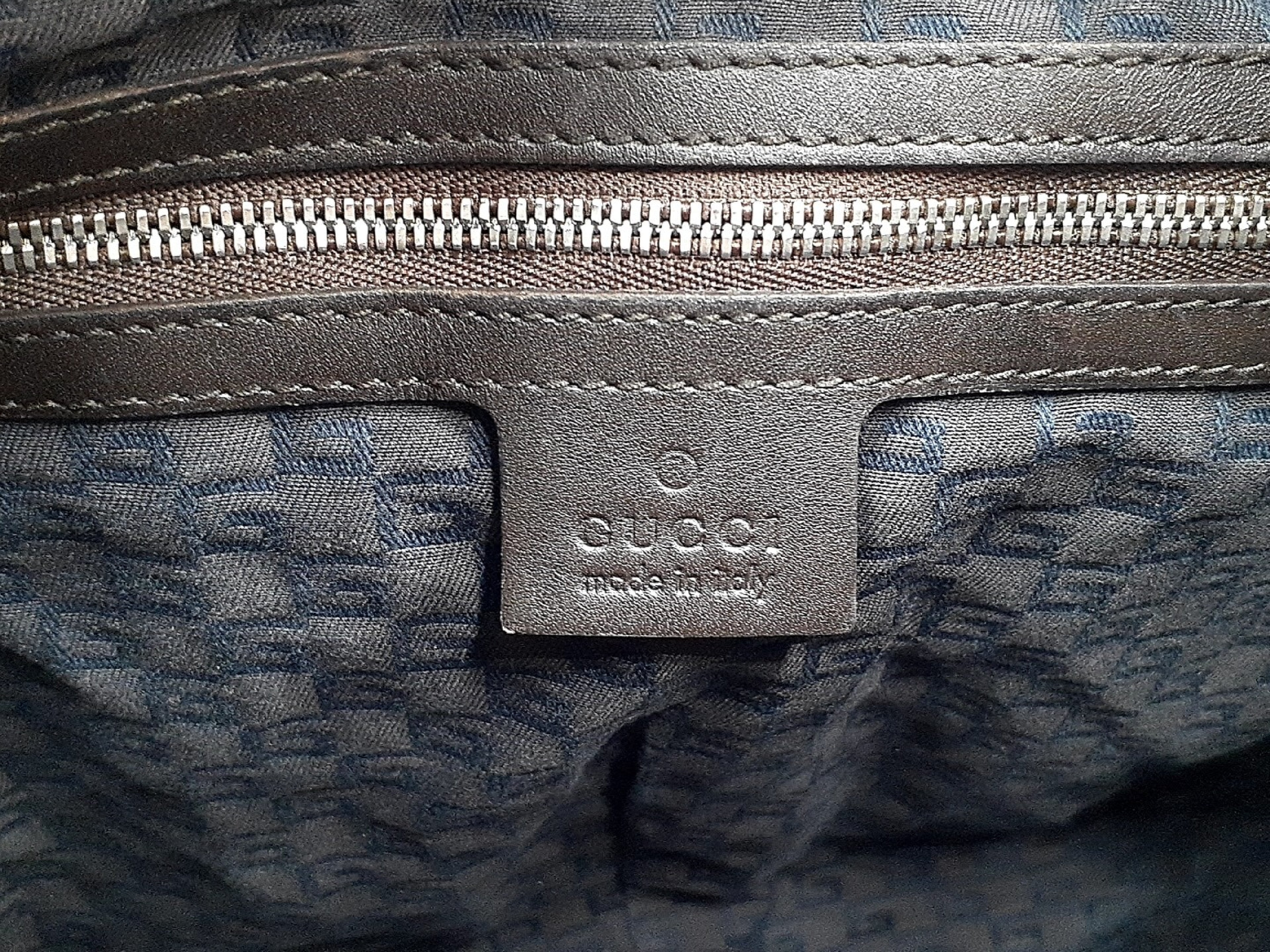 Gucci Canvas Web GG Reins Hobo Bag