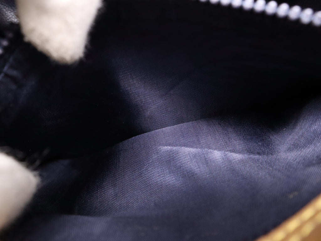 CELINE Bicolor Navy Shoulder Bag