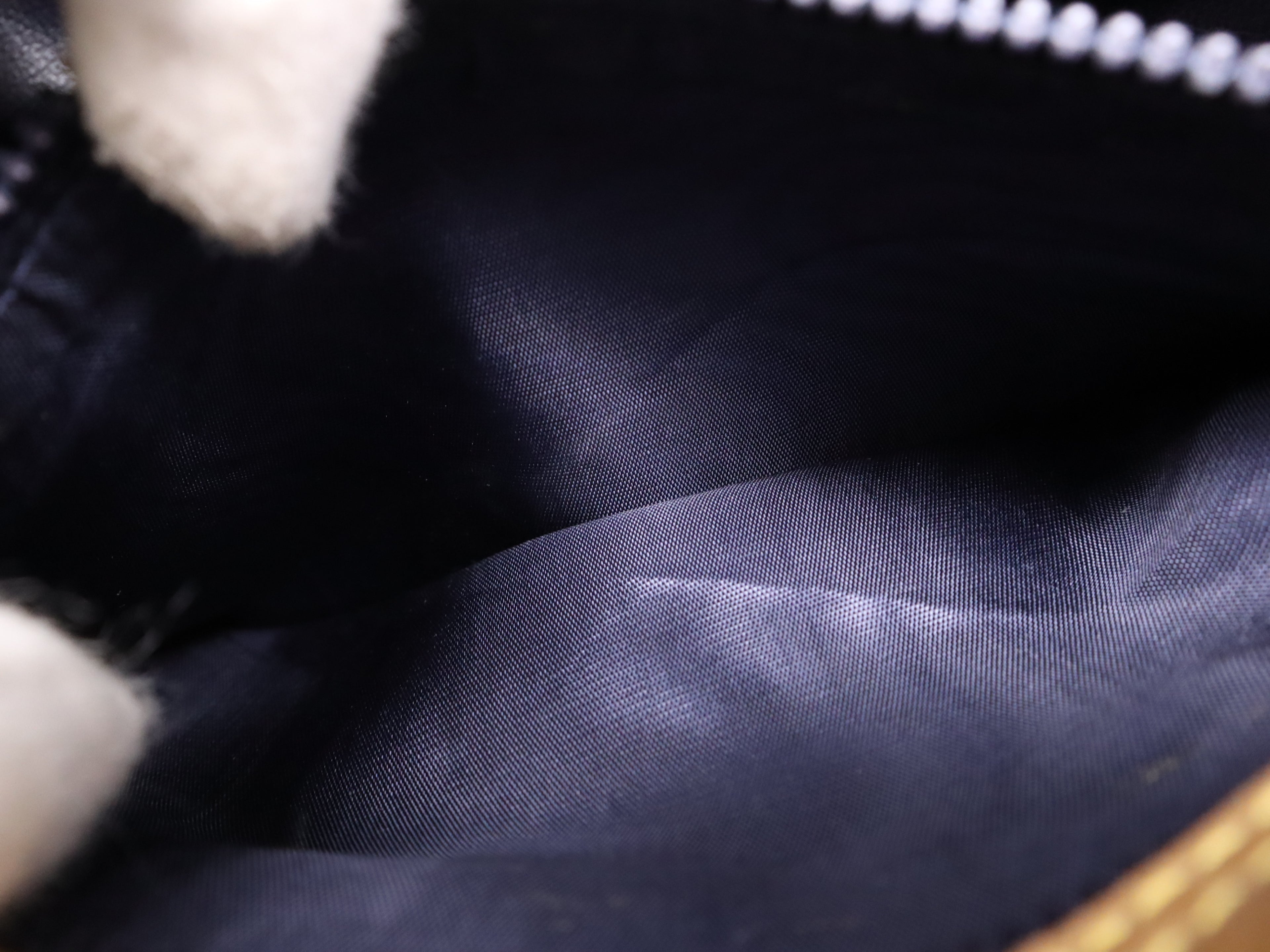 CELINE Bicolor Navy Shoulder Bag