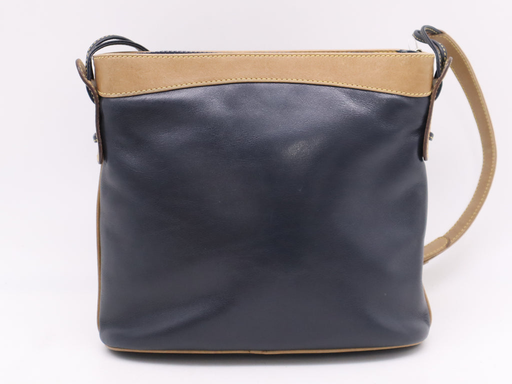 CELINE Bicolor Navy Shoulder Bag
