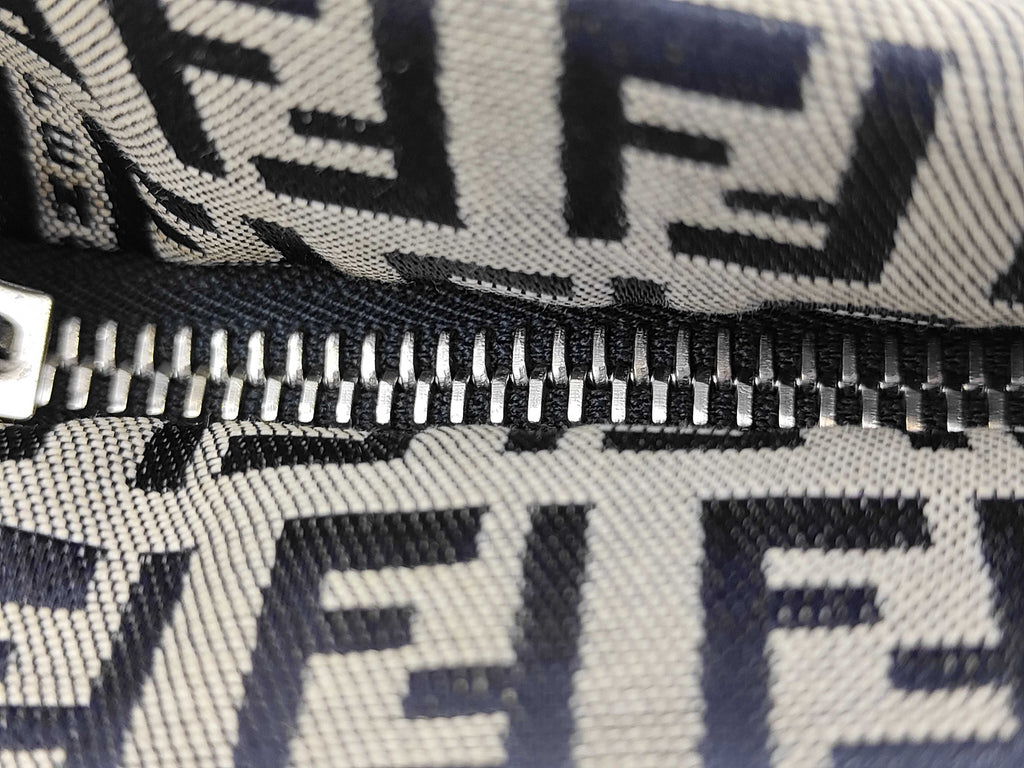 Fendi Zucchino Canvas Mini Baguette/Pochette