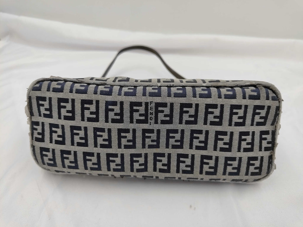 Fendi Zucchino Canvas Mini Baguette/Pochette