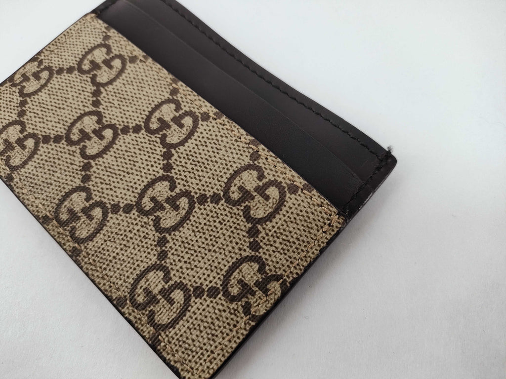 Gucci GG Supreme Kingsnake Print Card Case
