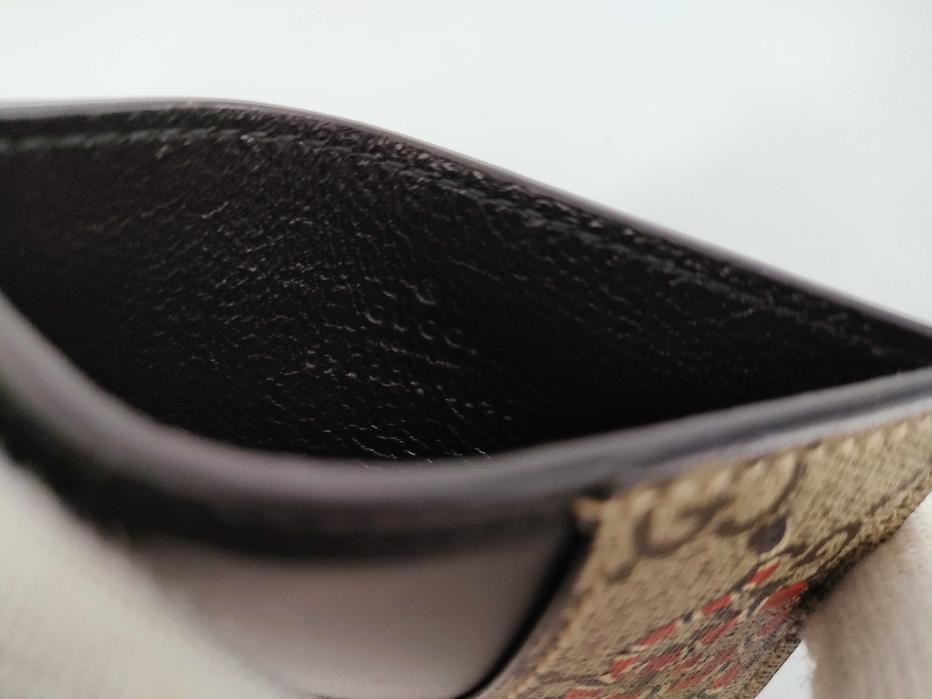 Gucci GG Supreme Kingsnake Print Card Case