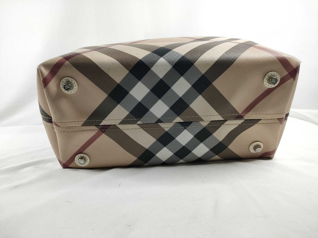 Burberry PVC Nova Check Tote Bag