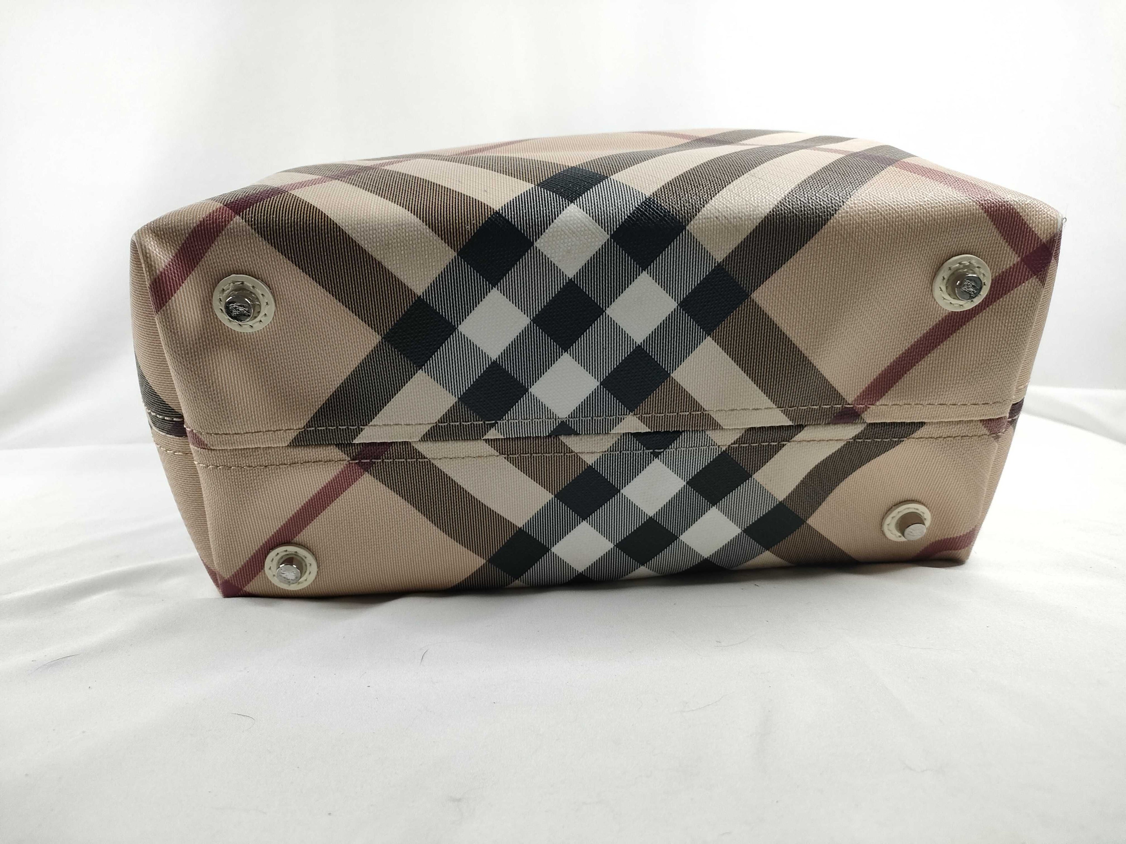 Burberry PVC Nova Check Tote Bag