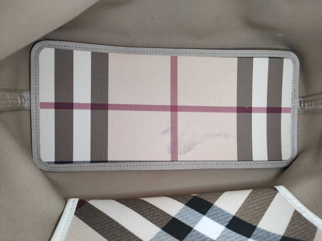 Burberry PVC Nova Check Tote Bag