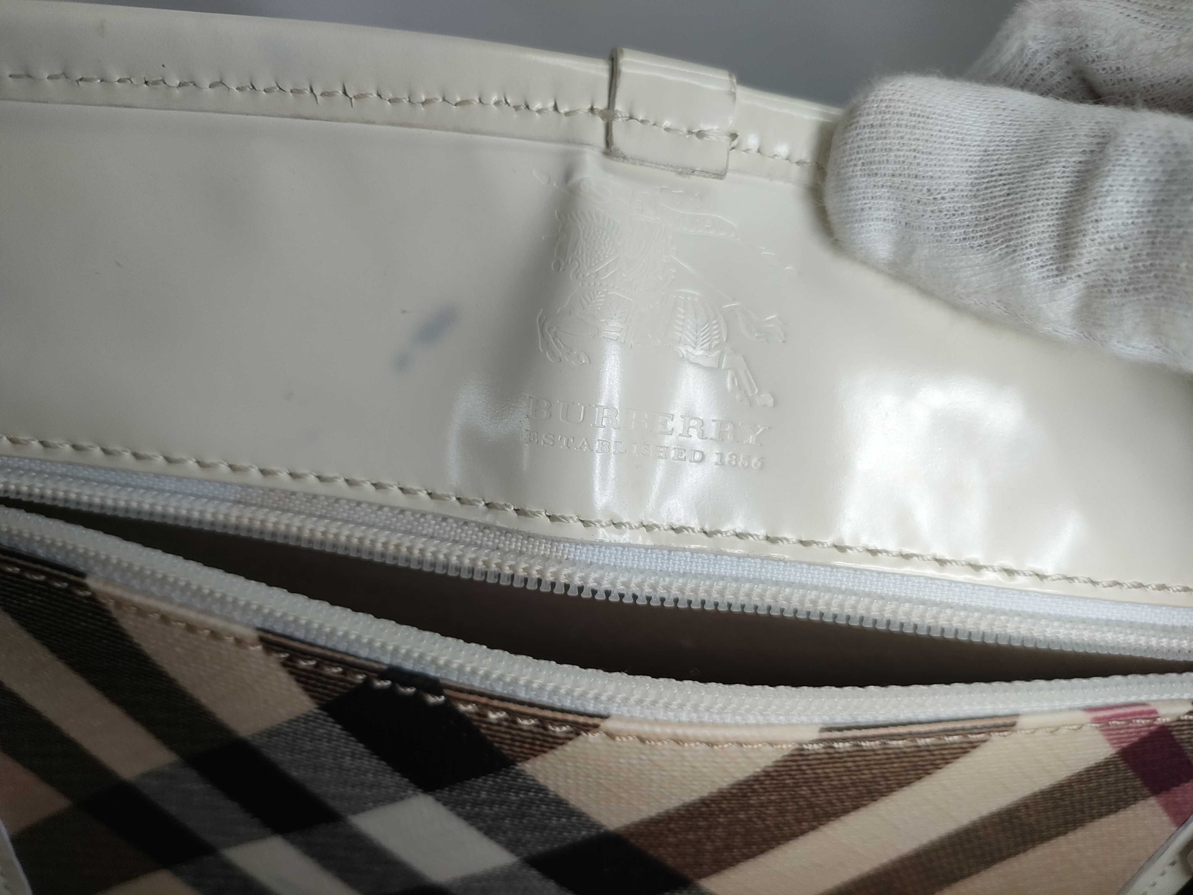 Burberry PVC Nova Check Tote Bag