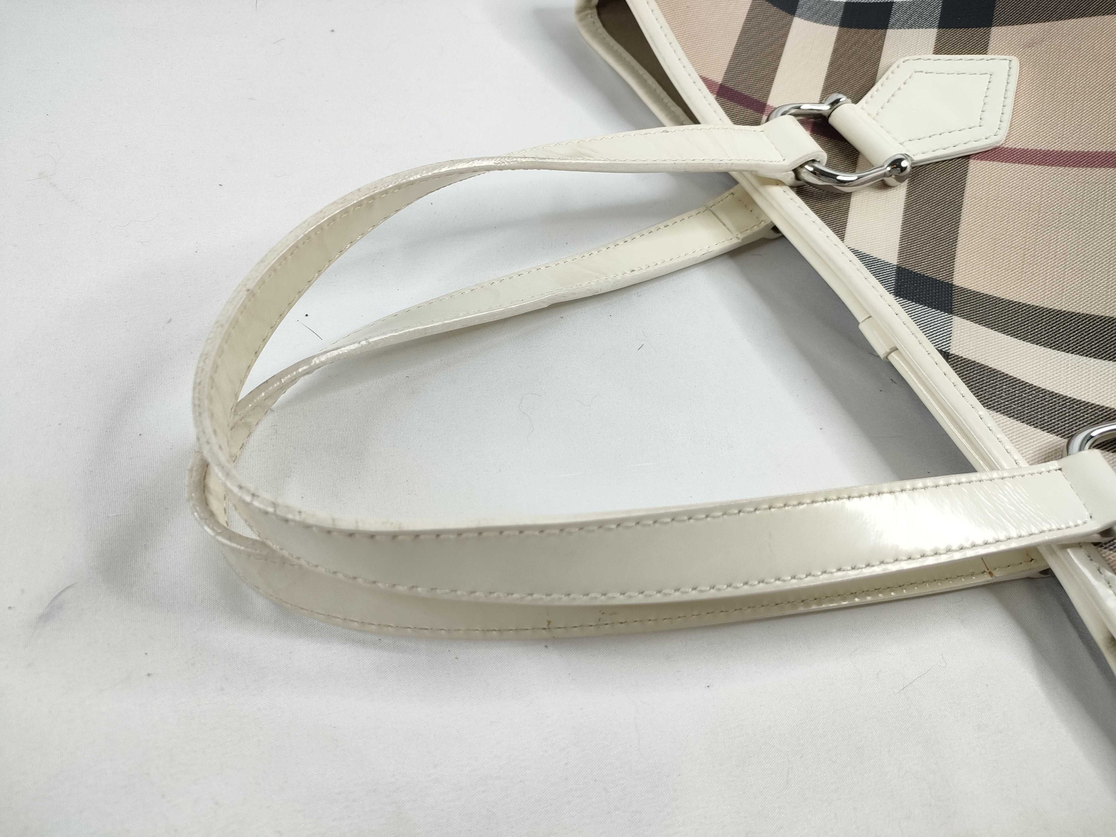 Burberry PVC Nova Check Tote Bag