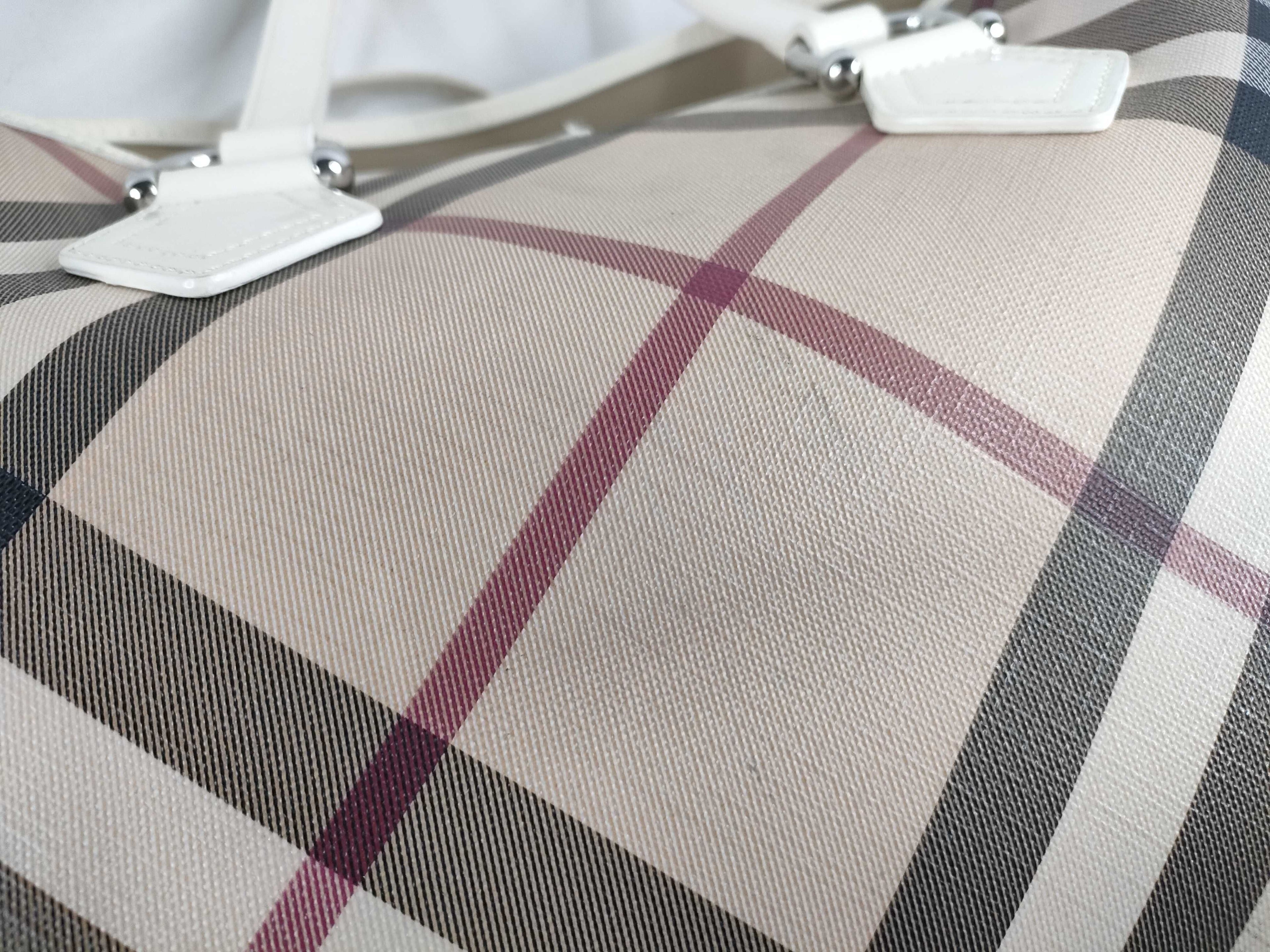 Burberry PVC Nova Check Tote Bag