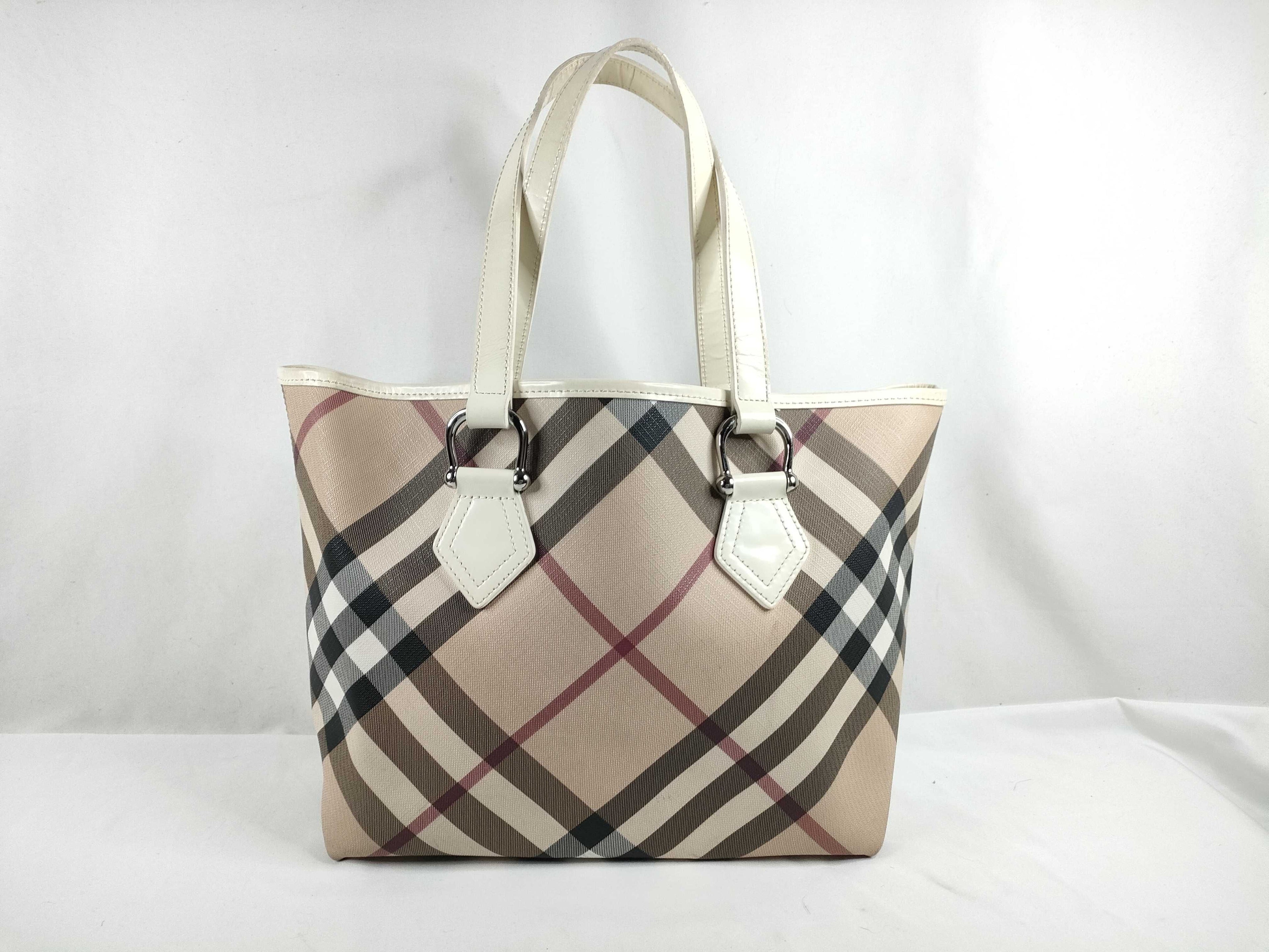 Burberry PVC Nova Check Tote Bag